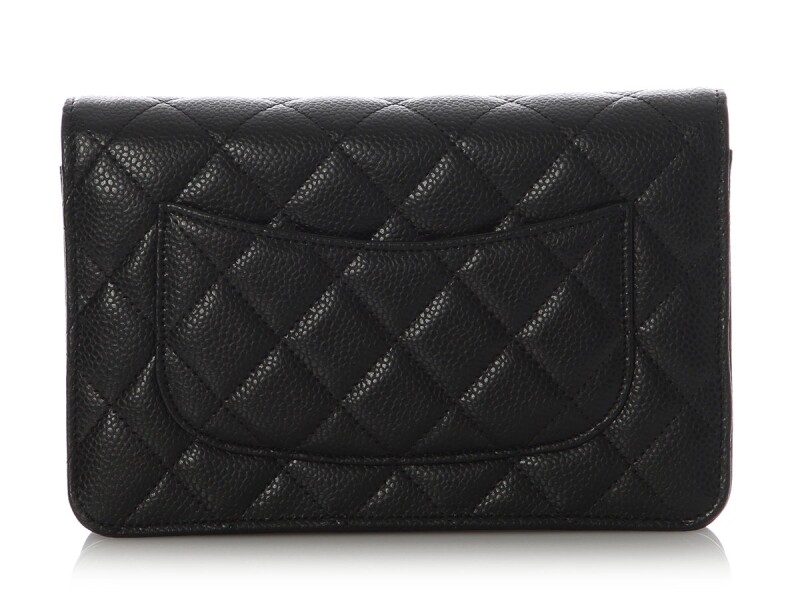 Chanel Wallet on Chain – Black Quilted Caviar - Görsel 2