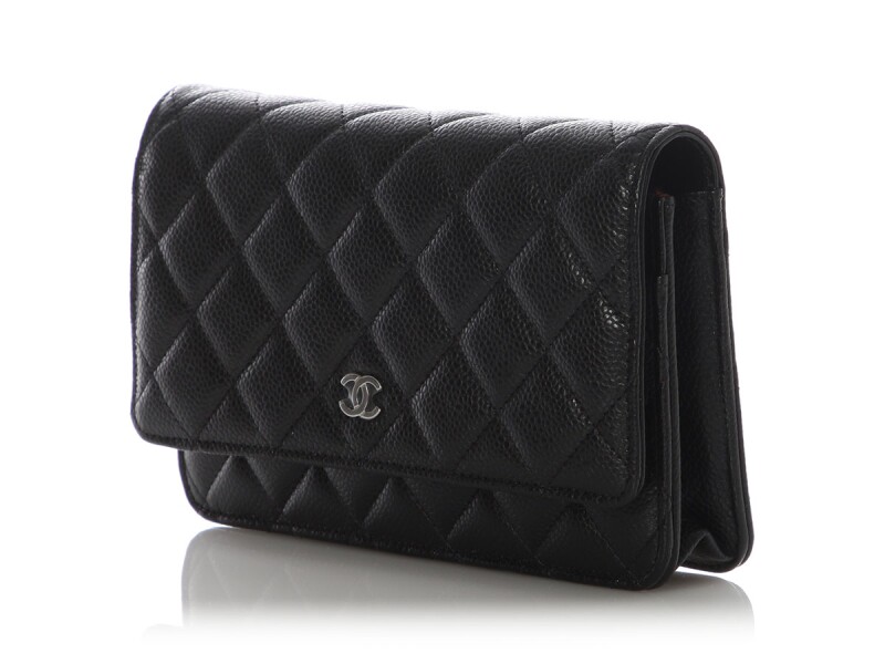 Chanel Wallet on Chain – Black Quilted Caviar - Görsel 3
