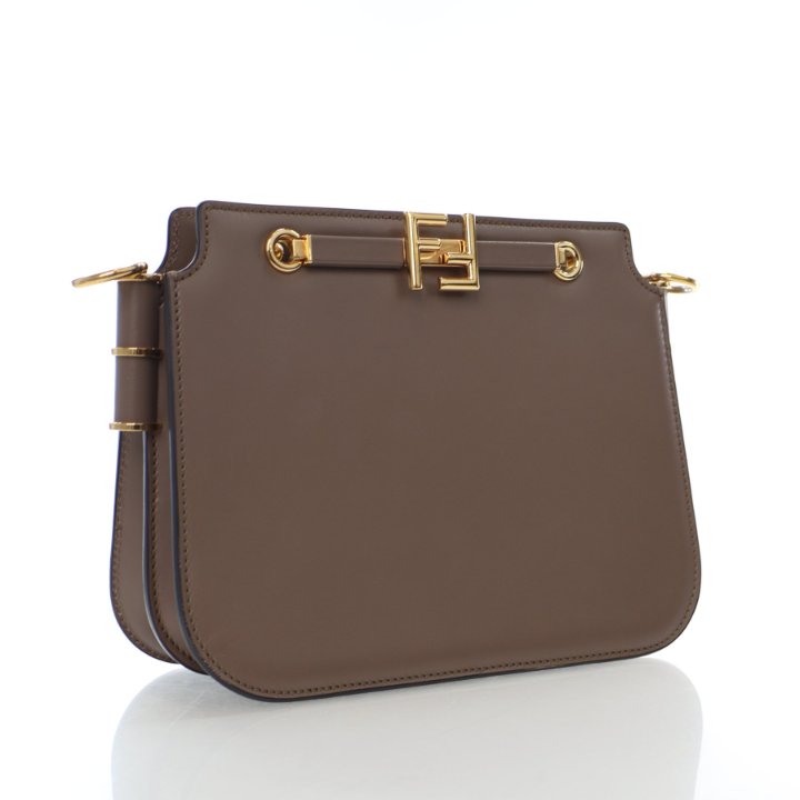 Fendi Vitello King Luxor Touch Shoulder Bag