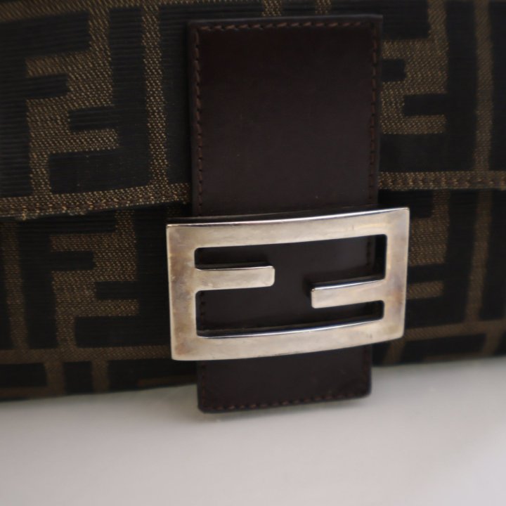 Fendi Vintage Zucca Mama Baguette - Görsel 3